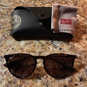 Ray Ban Erika polarized brown sunglasses